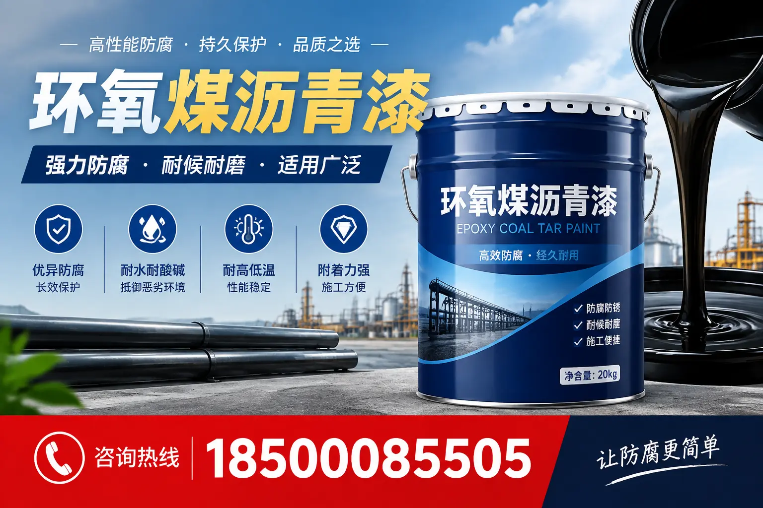 环氧煤沥青漆在不同气候条件下的表现分析,资阳适用性