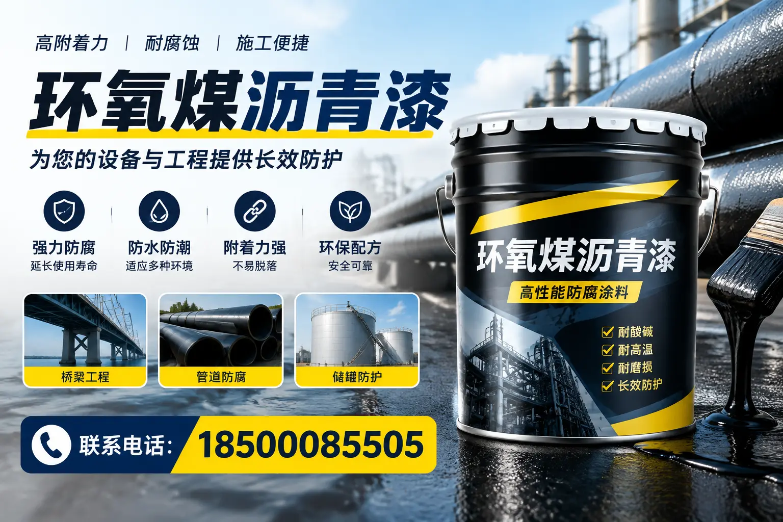 环氧煤沥青漆与其他涂料的对比分析,助力资阳企业决策